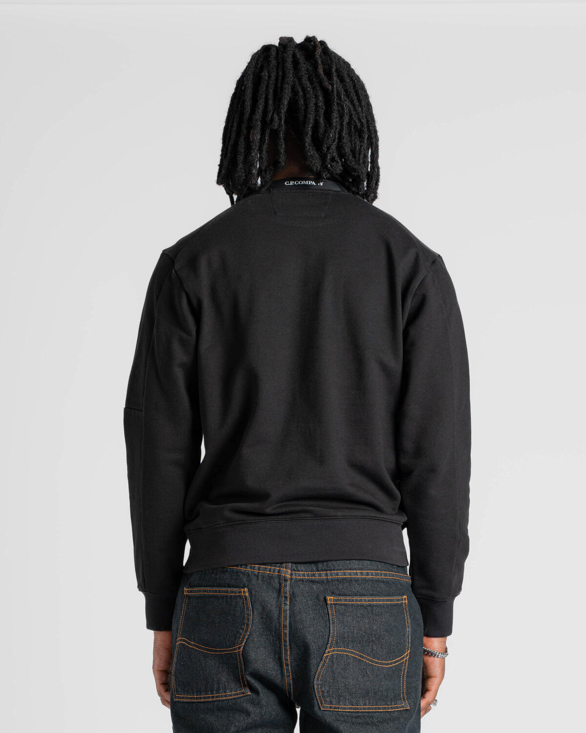 C.P. Company DIAGONAL RAISED FLEECE CREW NECK LENS